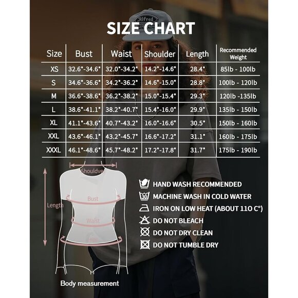Women's Oversized Cotton Blend T Shirt Crew Neck Short Sleeve Casual Top - Picture 8 of 8